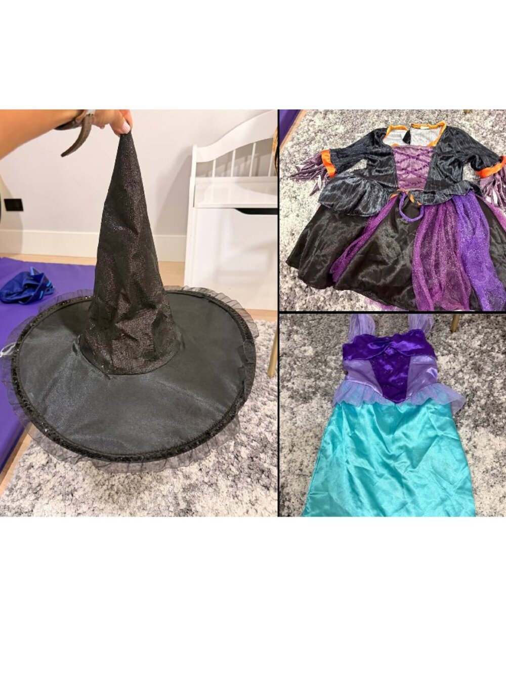 Girls Halloween Magical Dress Set